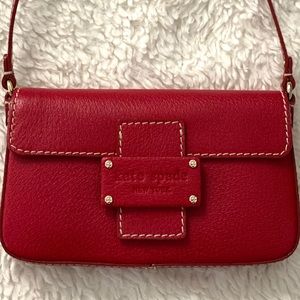 Kate Spade small red leather bag